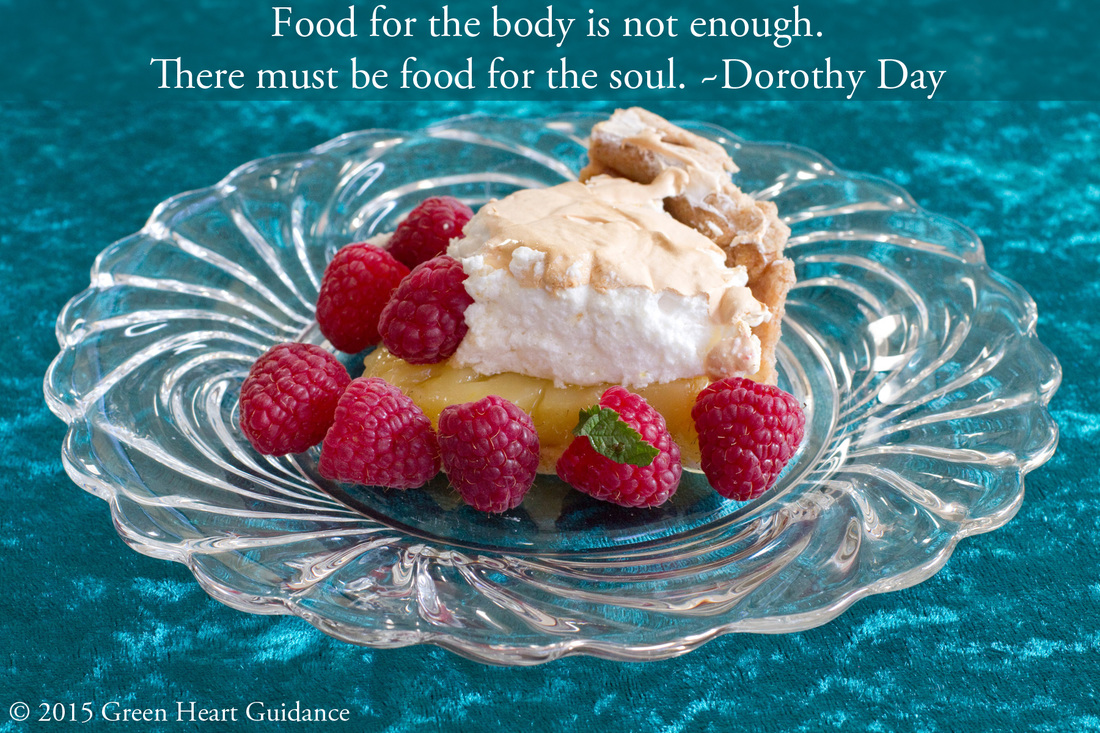 Food for the body is not enough. There must be food for the soul. ~Dorothy Day