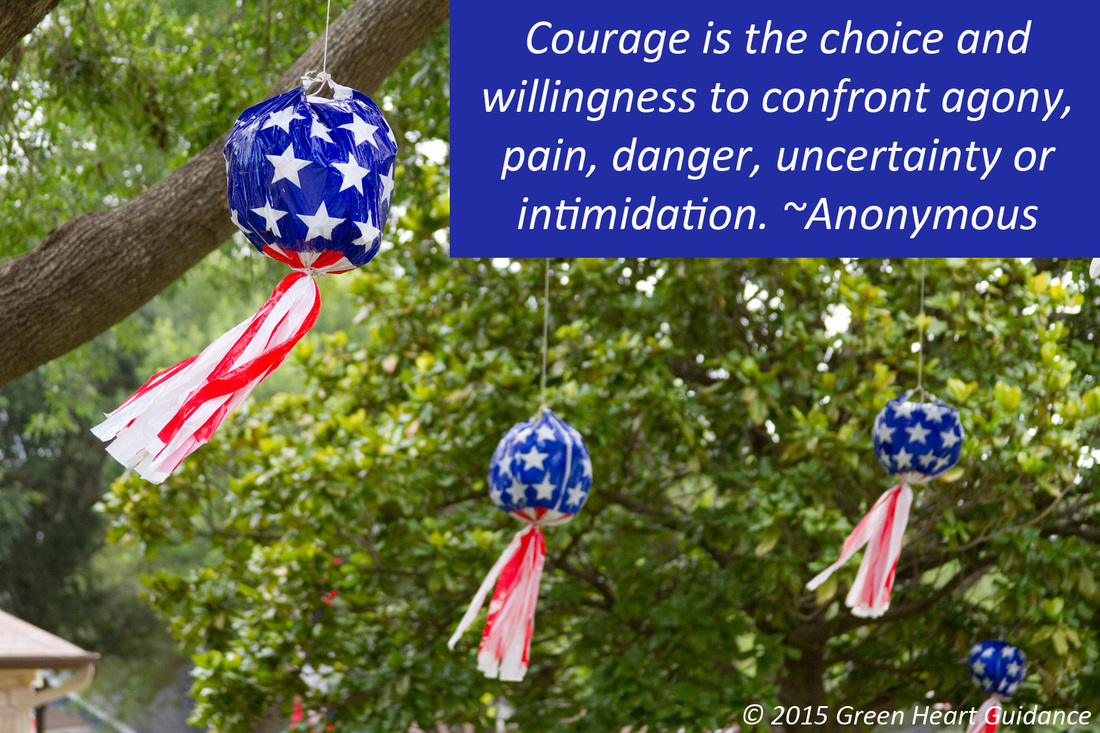 Courage is the choice and willingness to confront agony, pain, danger, uncertainty, or intimidation. ~Anonymous